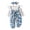 Pd-Blue, variant on mgoYE Baby Girls Clothes 12 Months Newborn Infant Baby Girls Outfit Long Sleeve Ruffle Romper Floral Pants Headband Sets 0-18 Months(Blue,3-6 Months)