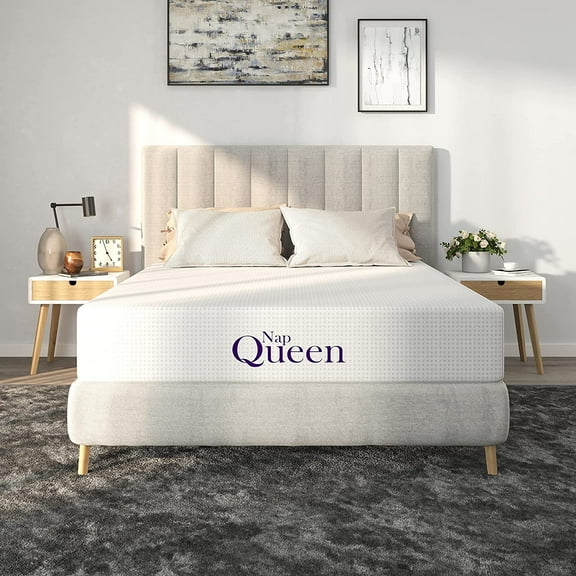 8 Inch Full Size Mattress, Bamboo Charcoal Memory Foam Mattress, Bed in a Box