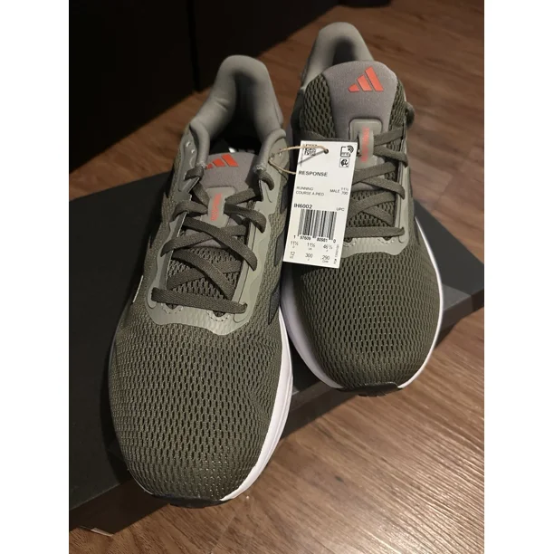 Adi-das Men's Response Running Shoes Casual Green Black Size 12