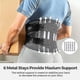 thumbnail image 5 of Cinturón de Soporte Lumbar de espalda ajustable con corsé ortopédico de cintura de 6 huesos para hombres, entrenador de cintura de descompresión de columna vertebral, alivio del dolor de espalda, 5 of 5