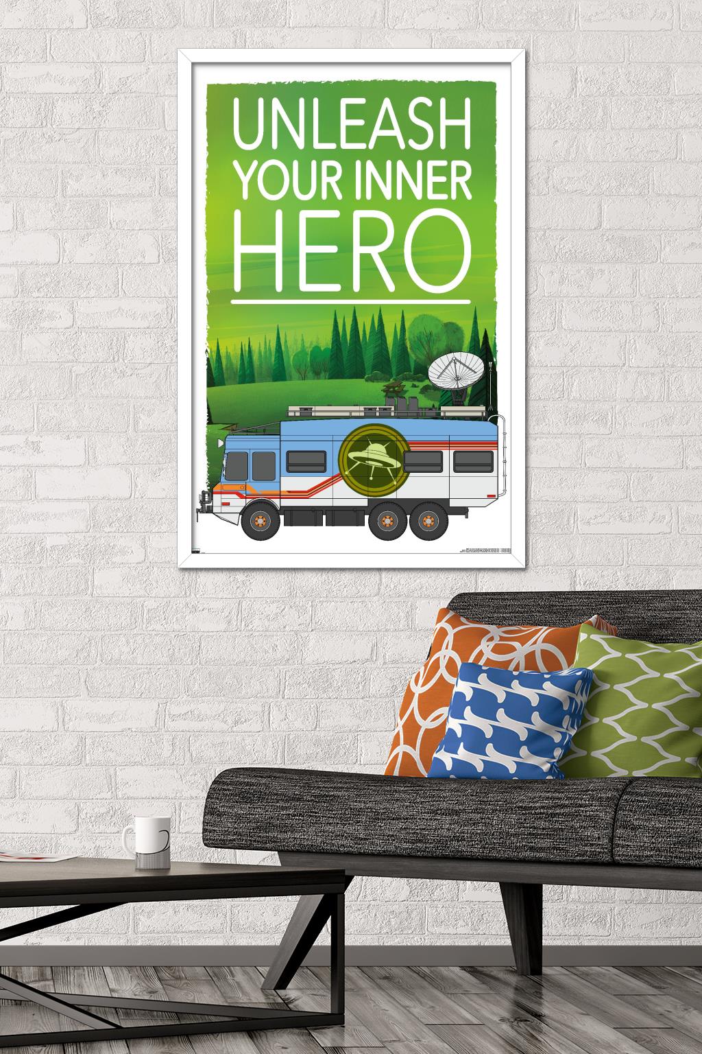 Ben 10 - Go Hero Wall Poster, 22.375" x 34", Framed
