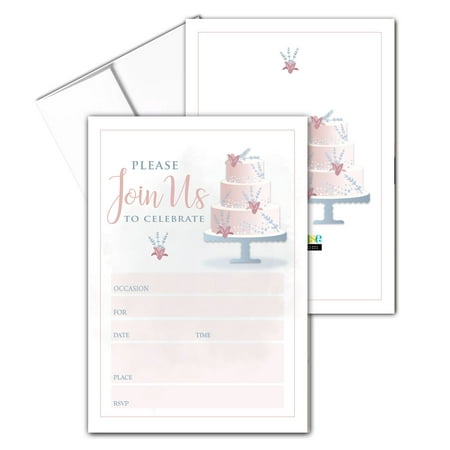 Stonehouse Collection - Wedding Celebration Invitations - Beautiful Cake Wedding