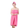 thumbnail image 6 of BAETEUY 2Pcs Women Water Absorbing Fast Dry Hair Hat Bathing Towel Spa Wrap Shower Supply, 6 of 8