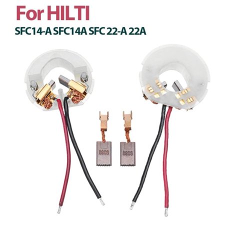 

4pcs Carbon Brush Holder Carbon Brushes Replacement For HILTI SFC14-A Power Tool
