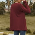 thumbnail image 6 of QUINDOS Womens Cardigan Sweaters with Pockets,Women's And Winter Sweater Coat Cardigan Long Sleeve Pocket Blouse Clothing Loose Tops, 6 of 8
