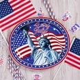 thumbnail image 2 of Caltero 100 PCS 4th of July Plates Patriotic Paper Plates,Disposable Tableware for Memorial Independence Day Patriotic Party Supplies, 2 of 8