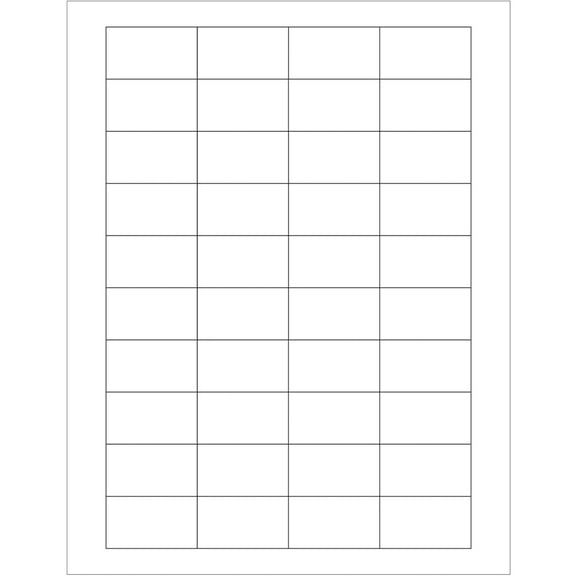 Tape Logic Rectangular Laser Label,1-3/4"x1",PK4000 LL161