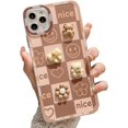 thumbnail image 1 of XINQIHANG Compatible with iPhone 11 Pro Max Case for Women Grils Cute 3D Flower Bear Phone Case,with iPhone 11 Pro Max Cover Full Body Protective Case [Enhanced Camera Protection], 1 of 6