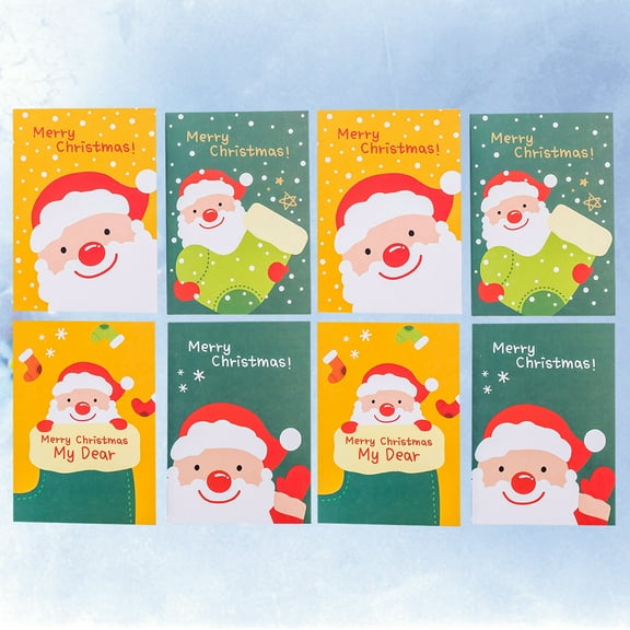 Sparsain Cute Cartoon Pocket Notebook Notepad (Santa Claus) (Random Style) 48pcs/pack
