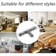 thumbnail image 5 of Piece Sliding Barrel Bolt Latch, Stainless Steel Latch Bolt With Padlock Hole, Sliding Bolt Door Latch, For Bedroom, Bathroom, Pet Cage, 5 of 5
