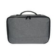 thumbnail image 1 of Portable Grey Projector Storage Bag Case  Carrying Bag Travel Storage Organizer for Projectors and Accessories, 1 of 7