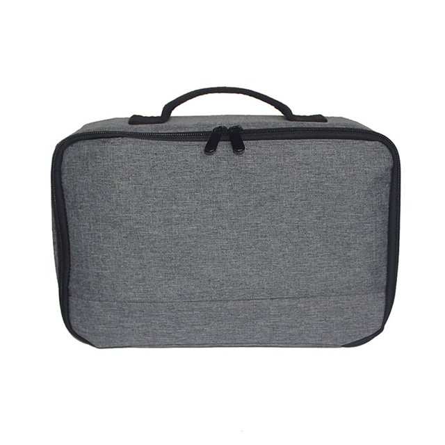 Portable Grey Projector Storage Bag Case Carrying Bag Travel Storage Organizer for Projectors and Accessories
