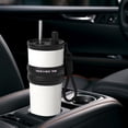 thumbnail image 7 of 24 oz Stainless Steel Tumbler with Lid and Straw Insulated Water Bottle Leak Proof for Hot and Cold Portable Travel Coffee Mug Reusable Coffee Cup White, 7 of 7