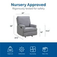 thumbnail image 4 of Baby Relax Salma Rocker Recliner Chair, 4 of 6