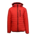 thumbnail image 2 of Men's Heavyweight Puffer Jacket With Contrast Color Trim & Detachable Hood (S-2XL), 2 of 8
