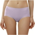 thumbnail image 2 of Annhoo Seamless Underwear for Women Comfort High Waisted Full Coverage Briefs Ladies No Show Soft Panties, 2 of 4