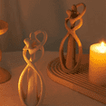 thumbnail image 5 of Couple Sculptures for Home Decor, Hugging Couple Figurines,Modern Couple Sculpture,Modern Romantic Sculptures for Room A,1 * Decorations,Sandstone Color, 5 of 6