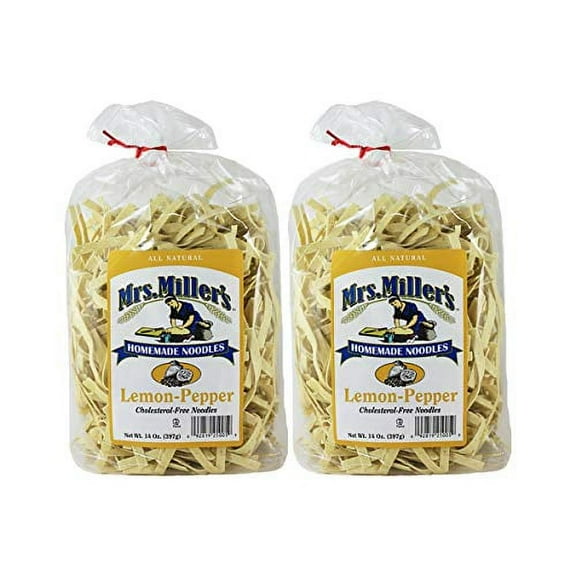 Mrs. Miller's Homemade Lemon-Pepper Noodles 14 oz. Bag (2 Bags)