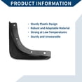 thumbnail image 4 of Guardabarros de barro únicos con accesorios de montaje para Chrysler 300c 2009-2012, guardabarros delanteros y traseros, 1 juego, 4 of 6