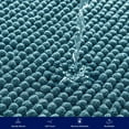 thumbnail image 3 of Chun Yi Non-slip Bathroom Rugs Chenille Soft Absorbent Plush Bath Mat (Stone Blue,20"*32"), 3 of 6