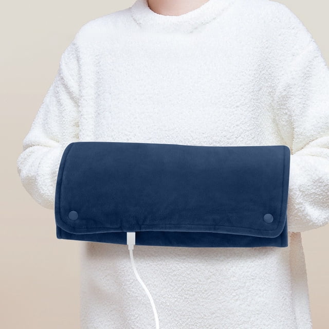Hearth & Gear Heating Pad For Back And Shoulder – User Adjustable Temperature Therapeutic Heat Mat For Home Use Mini Trainer Desk Pedal Workout Must Haves for Men Sit And Pedal Cardio Clear Workout