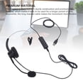 thumbnail image 4 of Auriculares Telefónicos, Auriculares Monoaurales Con Conector USB De 3,5 Mm, Color Negro, Ampliamente Utilizados Para Tabletas, 4 of 7