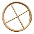 thumbnail image 5 of Phenofice Pendant Wind Chime Bamboo Rings Khaki 6.68X6.68X0.39in 1Pcs for Craft, 5 of 8