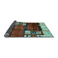 thumbnail image 2 of Ahgly Company Indoor Rectangle Abstract Light Blue Contemporary Area Rugs, 2' x 4', 2 of 4