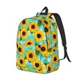 thumbnail image 2 of Yiaed Sunflowers With Green Leaves Print Backpack, Premium Laptop Backpack, Travel Backpack for Women, Lightweight Backpacks, Comfortable Back Pack-Small, 2 of 5
