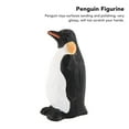 thumbnail image 5 of Wooden Penguin Statue Cute Vivid Hand Painted Penguin Figurine Penguin Decor For Dining Table Office, 5 of 21