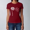 thumbnail image 4 of NAMTYQX Graphic Tees for Women Trendy Plus Size Loose Fit Muster Crewneck Light Short Sleeve Hawaiian Soft Graphic Womens T Shirts Loose Fit Wine Size XL, 4 of 5