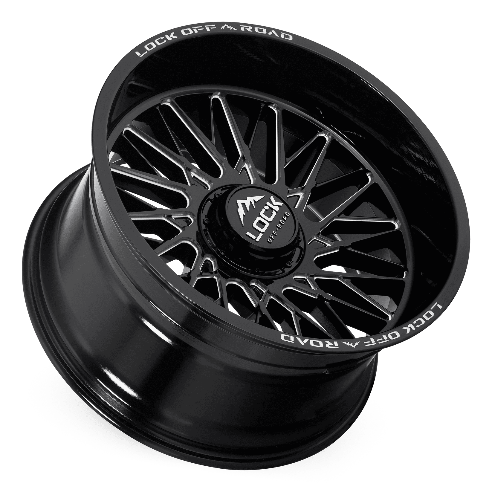 Lock Off-Road Lock Extreme Bandit Gloss Black Milling 10-20