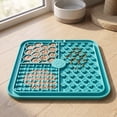 thumbnail image 6 of Lick Mat for Dogs Silicone Dog Mat 6 Inch Dog Slow Feeder Waterproof Dog Mat Dog Relaxation Relief Non Slip Pet Feeding Accessory Green, 1 Pack, 6 of 7