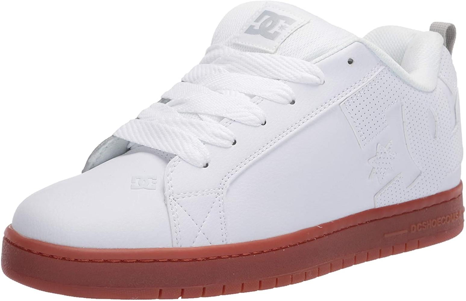 Court Graffik Skate Shoe, White/Gum 