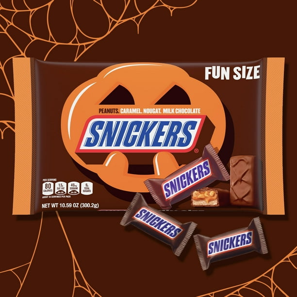 SNICKERS Candy Bars for Office Breakroom Kitchen Snacks - Walmart