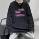 thumbnail image 4 of Camiseta de manga larga con estampado de letras de nube de otoño para hombre, nueva camiseta informal holgada de cuello redondo de gran tamaño, camisetas de calle Y2K para hombre 2023, 4 of 5