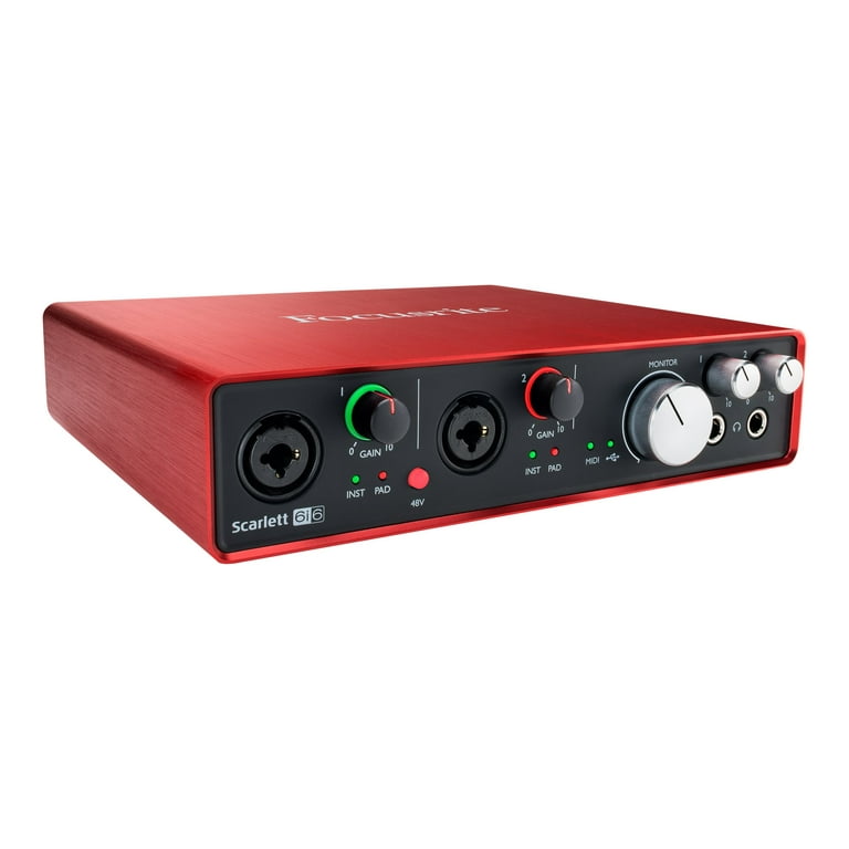DTM・DAW Focusrite Scarlett 2i2 3rd gen Focusrite Scarlett 6i6 (2nd Gen) - Audio interface - 24-bit - 192