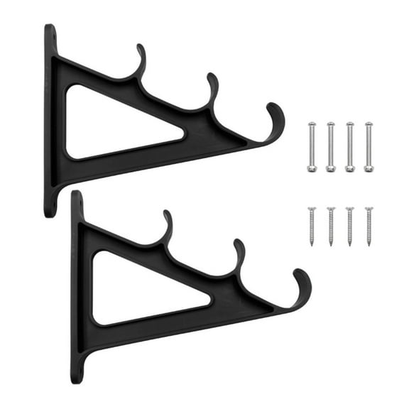 Horizontal Fishing Rod Rack 3-Rod Fishings Rod Holder Wall Mounted Fishing Rod Display Racks Easily to Install