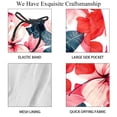 thumbnail image 4 of luoweisi Men's Beach Shorts Quick Dry Swim Trunks with Mesh Lining Flower S, 4 of 5