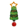 thumbnail image 2 of BAOPAI 9.8 Inch Christmas Door Handle Decoration with Tree Snowman Designs Multicolor PVC Bell Ornaments for Home and Shop Holiday Festive Decor, 2 of 6
