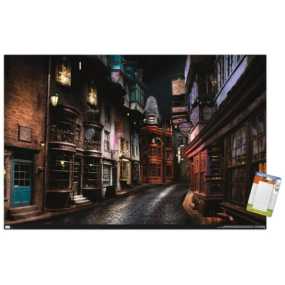 The Wizarding World: Harry Potter - Diagon Alley Wall Poster, 22.375" x 34"