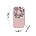 thumbnail image 5 of UttpKLBx Mini Portable Air Conditioner Foldable Portable Personal Fan Rechargeable Fan Portable Portabe Camping Fan, for Women Men Kids (Pink), 5 of 9