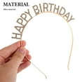 thumbnail image 3 of unbranded 1 De Accesorios De Cumpleaños Con Diadema Y Ajustable Color Oro Rosa, 3 of 6