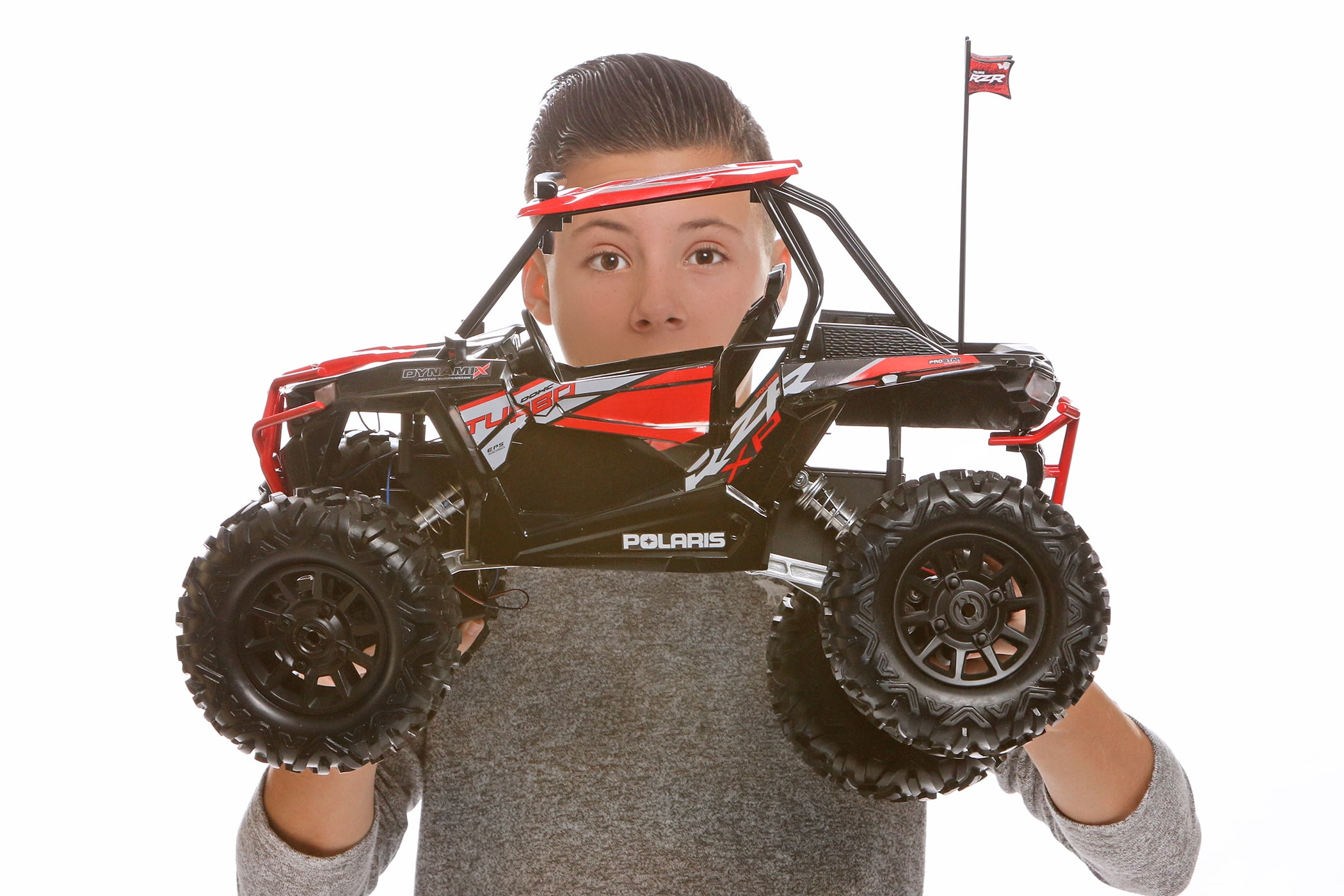Radio Remote Control Polaris Off-Road RZR ATV Toy Red By New Bright RC 1:5 Scale 50211608052 | eBay