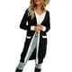 thumbnail image 4 of Txlixc Cardigan femenino, contraste de color de manga larga Midi knitwear Txlixc moda, 4 of 6