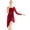Burgundy, variant on Lejafay Women Lyrical Dance Costume Single Sleeve Ballet Dance Leotard Burgundy XL
