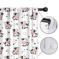 thumbnail image 4 of Blackout Kids Curtains,White Cow Dot Pattern Childrens Insulated Curtains Set Of 2,Bedroom Essentials,Toddler Room Decor 52x84in(132x213cm), 4 of 5