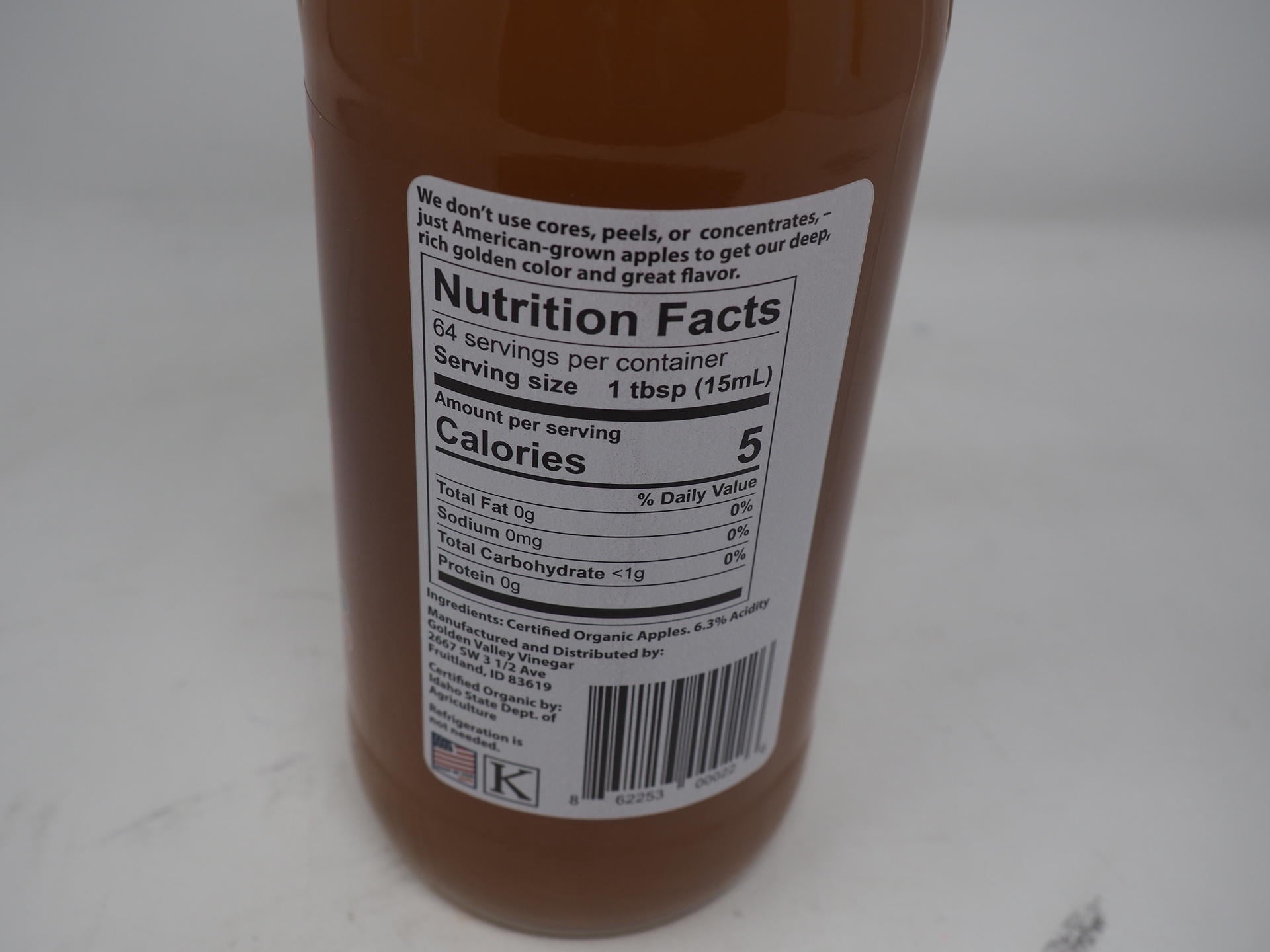 FAIRCHILDS - Organic Apple Cider Vinegar 32OZ ( Pack of 12)