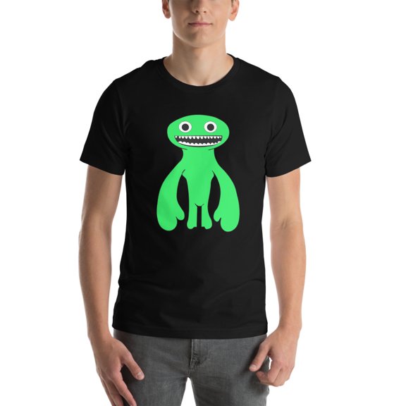 Garten of Banban T-shirt Design – Unique & Playful Cartoon Characters (Black, XS)