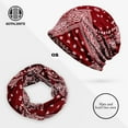 thumbnail image 2 of Winter Hats for Women Winter Hats for Men Women&Men Printed Slouchy Knit Warm Hats Scarf Dual Purpose Knitted Hat Ear Protection Windproof Hat, 2 of 5